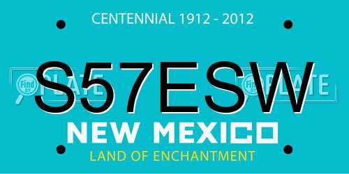 S57ESW New Mexico License Plate