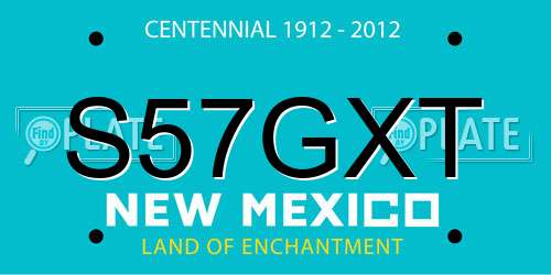 S57GXT New Mexico License Plate