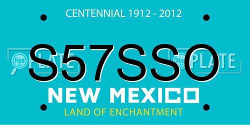S57SSO New Mexico License Plate