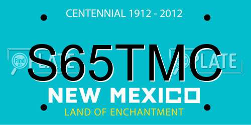 S65TMC New Mexico License Plate