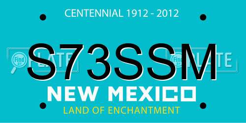 S73SSM New Mexico License Plate