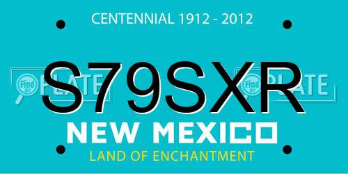 S79SXR New Mexico License Plate