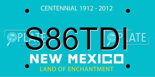 S86TDI New Mexico License Plate