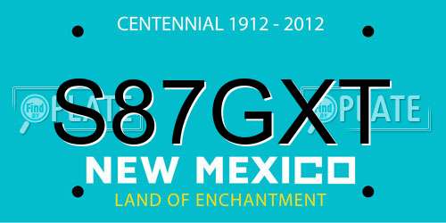 S87GXT New Mexico License Plate