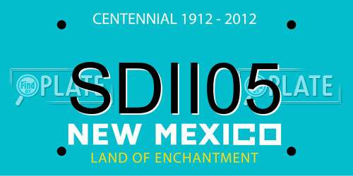 SDII05 New Mexico License Plate