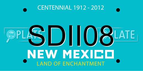 SDII08 New Mexico License Plate