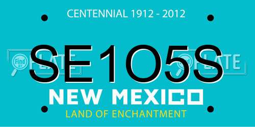 SE1O5S New Mexico License Plate