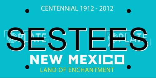 SESTEES New Mexico License Plate