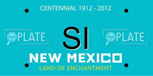 SI New Mexico License Plate