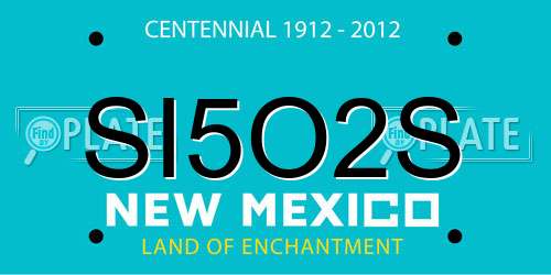 SI5O2S New Mexico License Plate