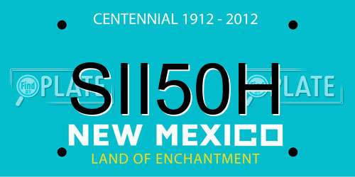 SII50H New Mexico License Plate