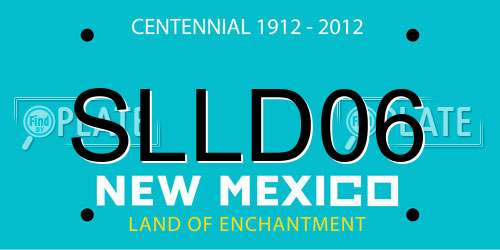 SLLD06 New Mexico License Plate