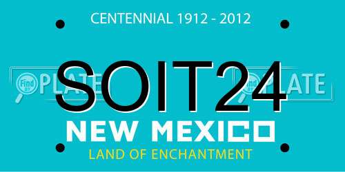 SOIT24 New Mexico License Plate