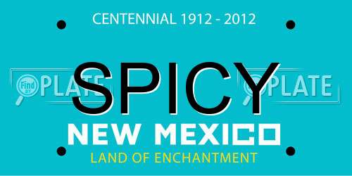 SPICY New Mexico License Plate