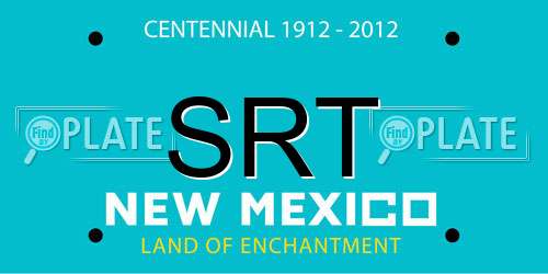 SRT New Mexico License Plate