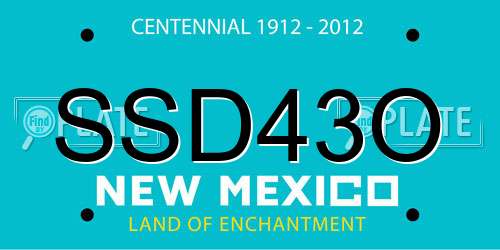 SSD43O New Mexico License Plate