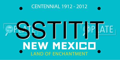SSTITIT New Mexico License Plate