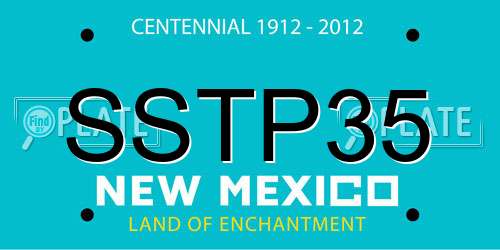 SSTP35 New Mexico License Plate