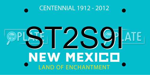 ST2S9I New Mexico License Plate