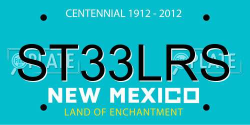 ST33LRS New Mexico License Plate