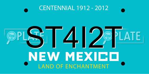 ST4I2T New Mexico License Plate