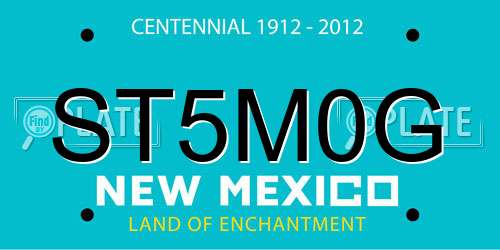 ST5M0G New Mexico License Plate