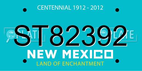 ST82392 New Mexico License Plate
