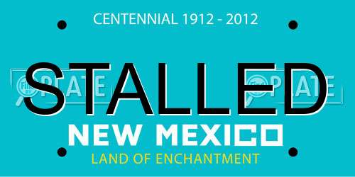 STALLED New Mexico License Plate