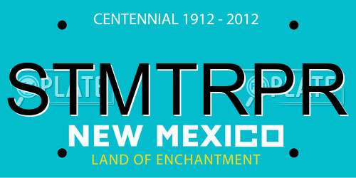 STMTRPR New Mexico License Plate
