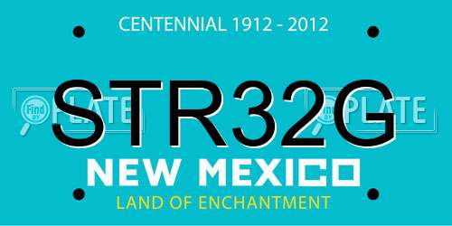 STR32G New Mexico License Plate