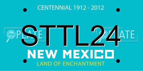 STTL24 New Mexico License Plate