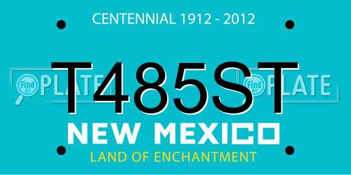 T485ST New Mexico License Plate