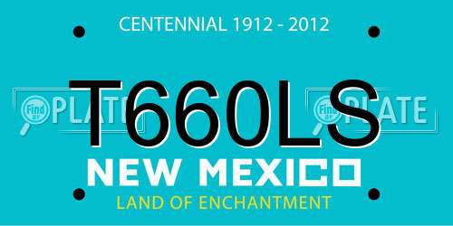 T660LS New Mexico License Plate