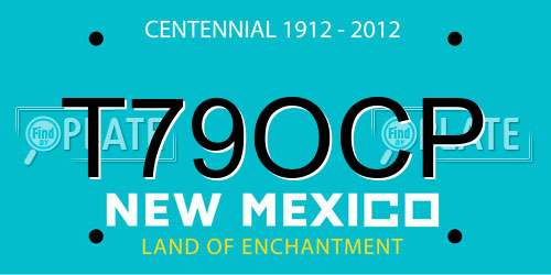 T79OCP New Mexico License Plate