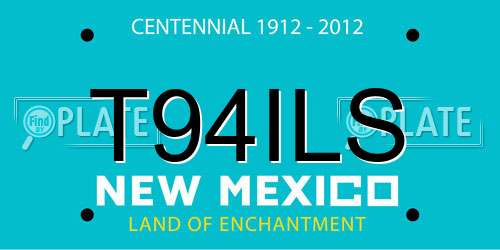 T94ILS New Mexico License Plate