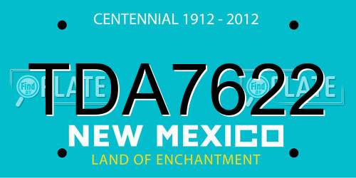 TDA7622 New Mexico License Plate