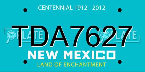TDA7627 New Mexico License Plate