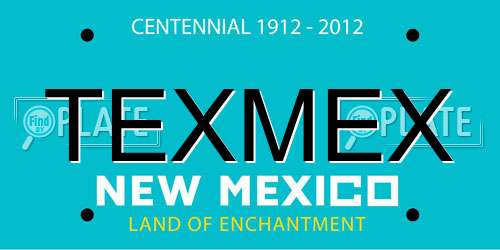TEXMEX New Mexico License Plate