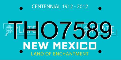 THO7589 New Mexico License Plate