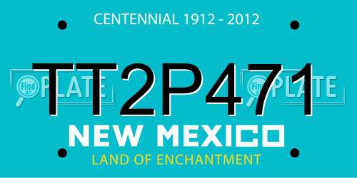 TT2P471 New Mexico License Plate