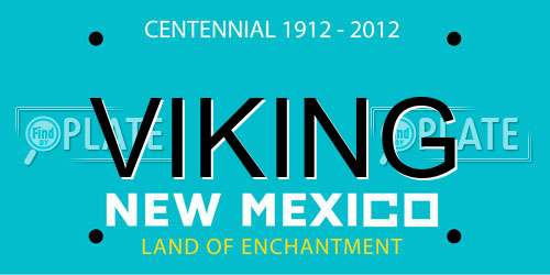 VIKING New Mexico License Plate