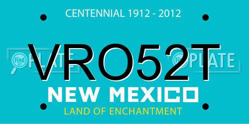 VRO52T New Mexico License Plate