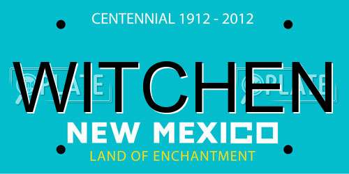 WITCHEN New Mexico License Plate