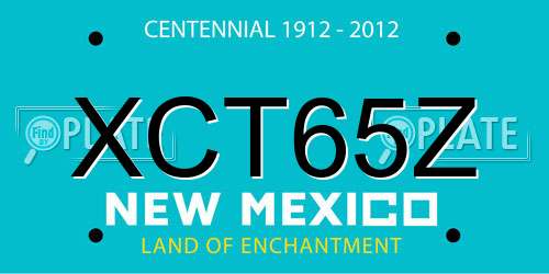 XCT65Z New Mexico License Plate