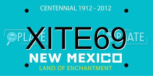 XITE69 New Mexico License Plate