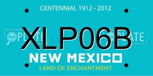 XLP06B New Mexico License Plate