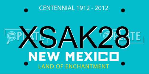 XSAK28 New Mexico License Plate