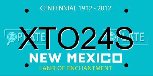 XTO24S New Mexico License Plate