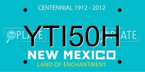 YTI50H New Mexico License Plate