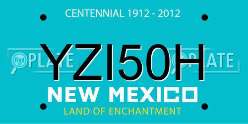 YZI50H New Mexico License Plate